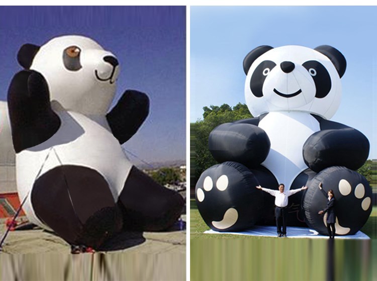 柘城充气熊猫展示